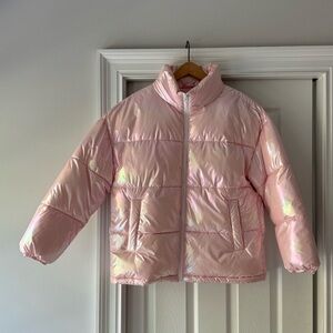 BP Iridescent Pink Puffer Jacket